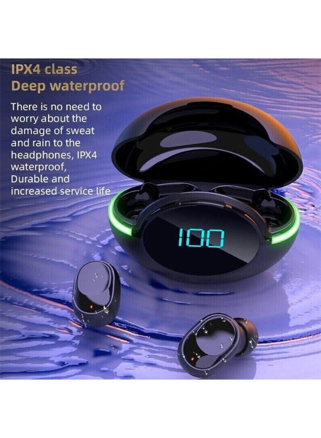 Y80 Bluetooth 5.1 In-Ear Sports Headphones – LED Digital Display, Auto Pairing, Touch Control, HiFi Stereo & Deep Bass - Image 3